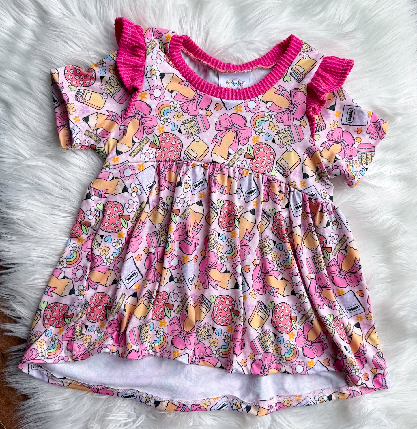 6-7y ruffle peplum