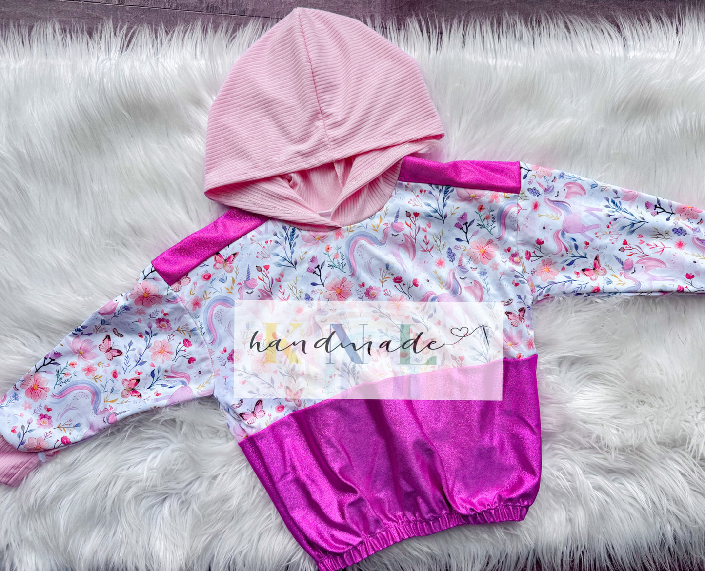 4t color block hoodie