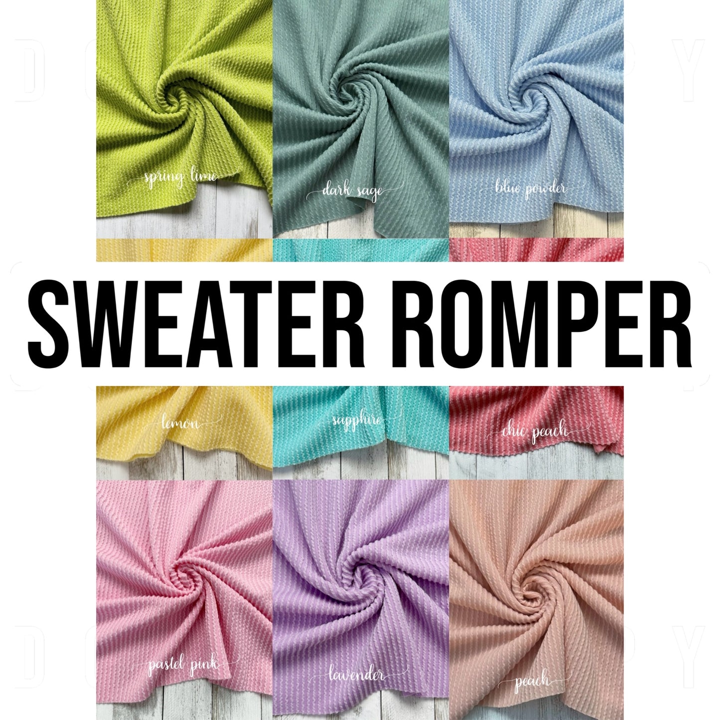 Solids Sweater Romper