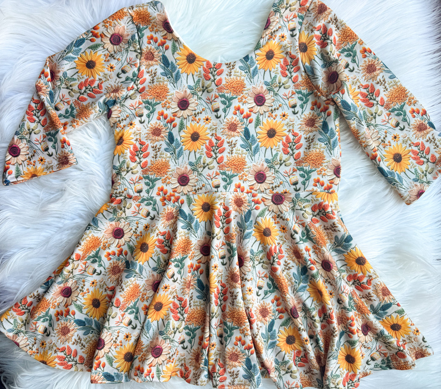 6/7 peplum 3/4 sleeve RTS