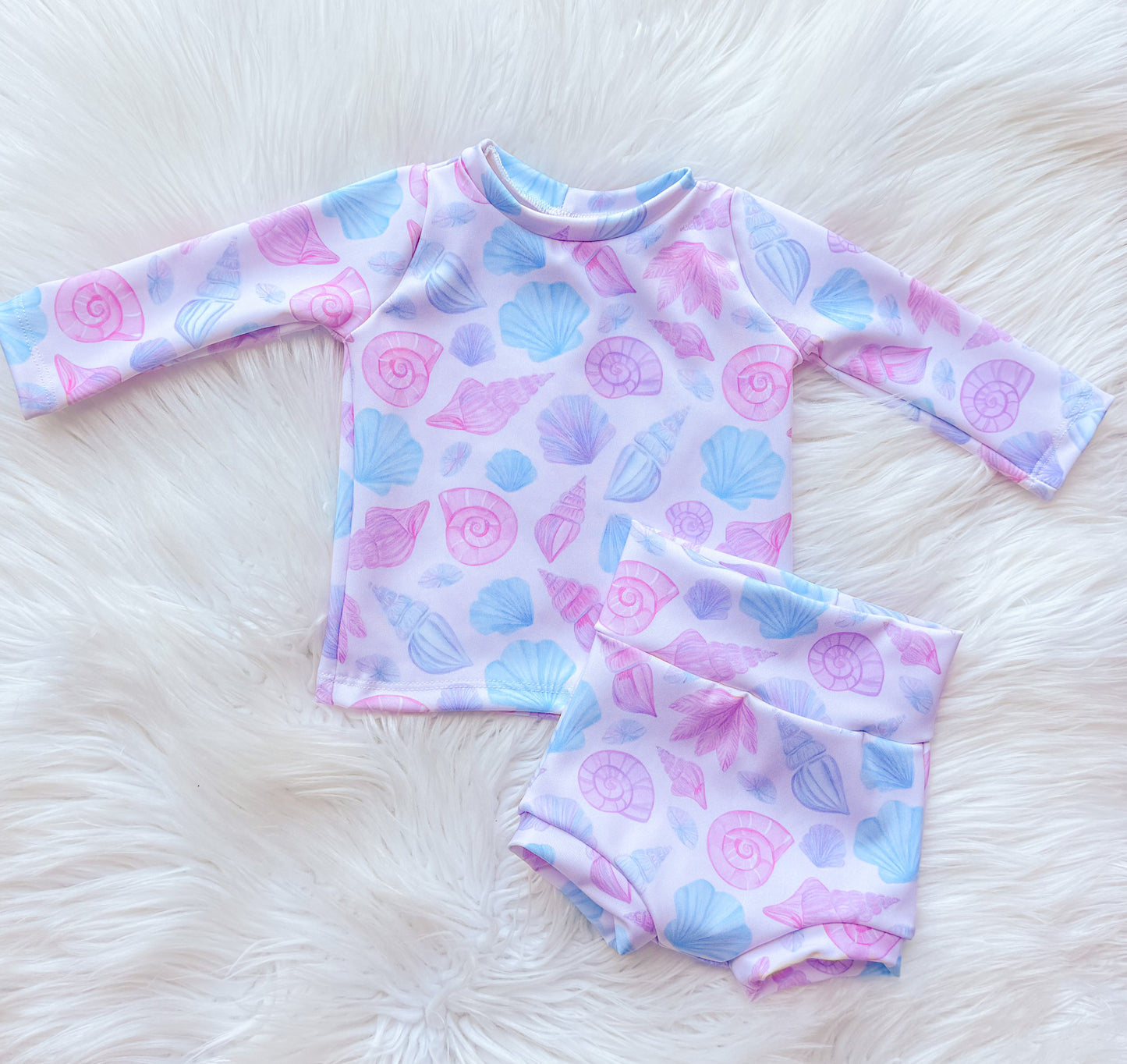 3-6m 2 pc rash guard swim RTS