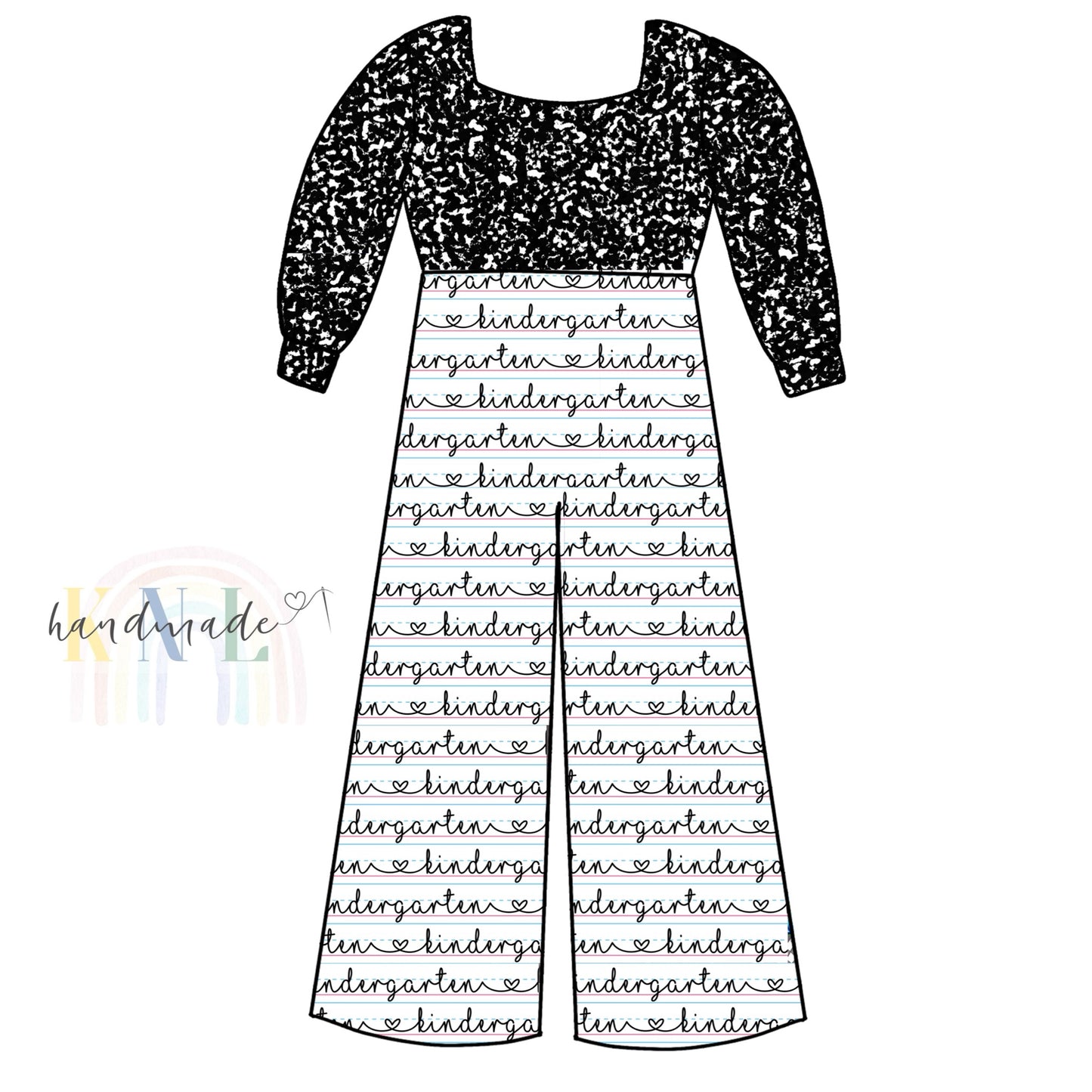 B2S Grade/Composition Split Petal Romper
