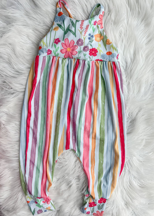 18-24m clover romper RTS