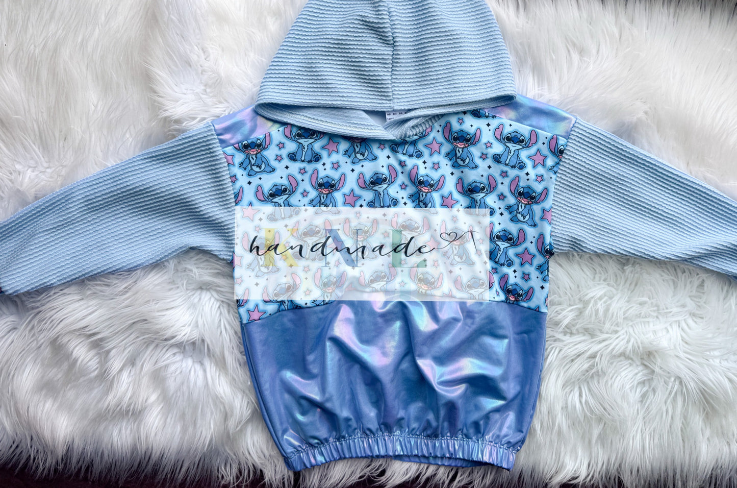 6y color block hoodie