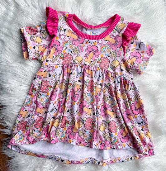 6-7y ruffle peplum