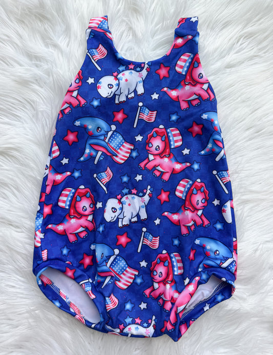 6/9m simple romper RTS (snap shoulders)