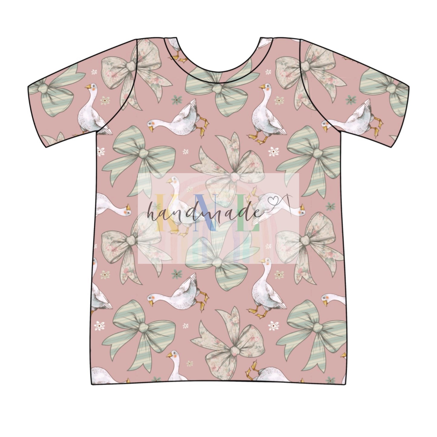 Bow Goose Slouchy Tee