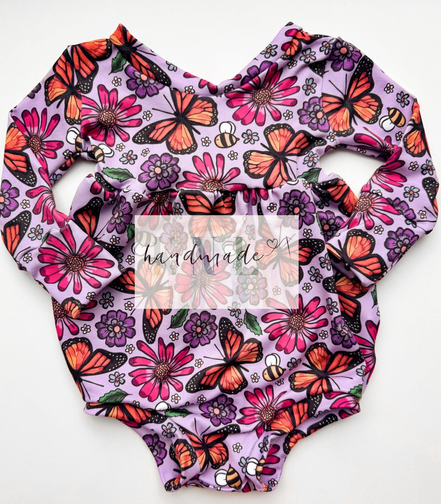 3-6m criss cross back romper rts