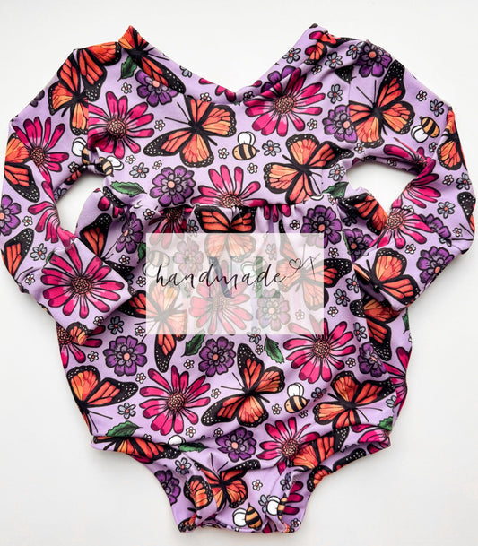 3-6m criss cross back romper rts