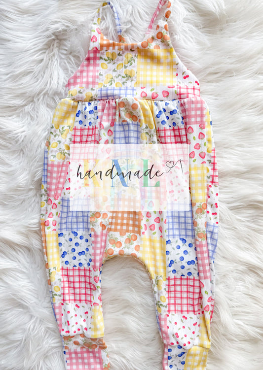 12-18m clover romper RTS