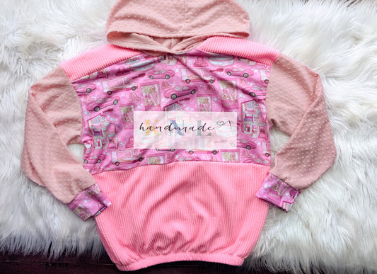 8-9y color block hoodie