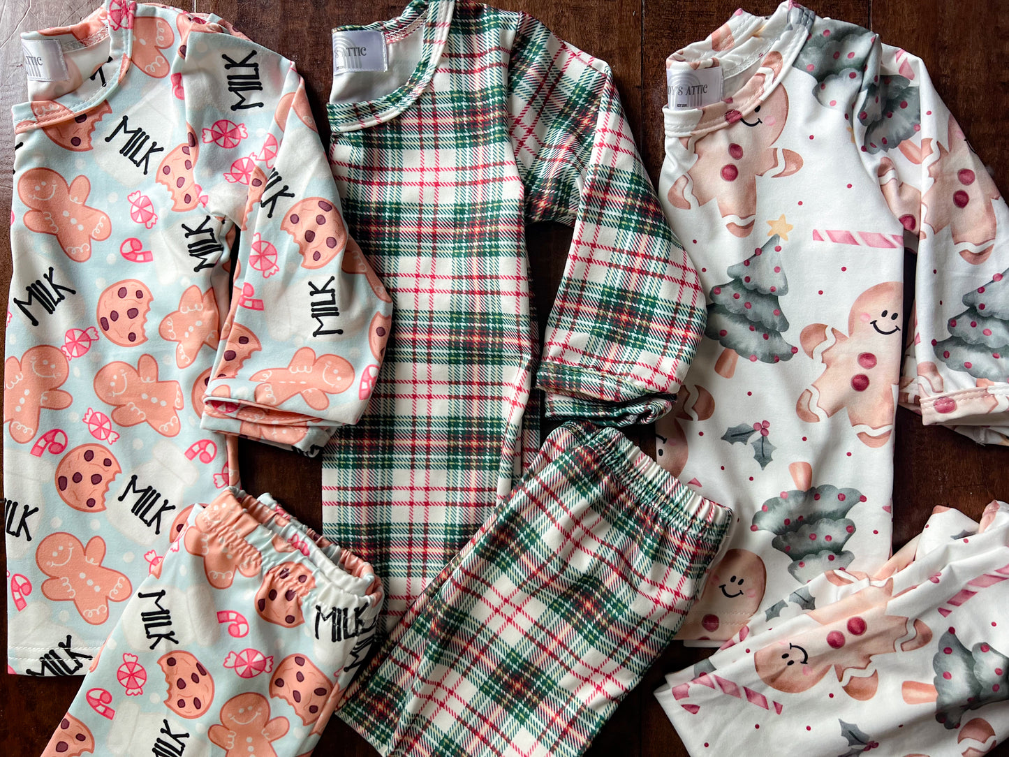 Christmas Plaid Lounge Set