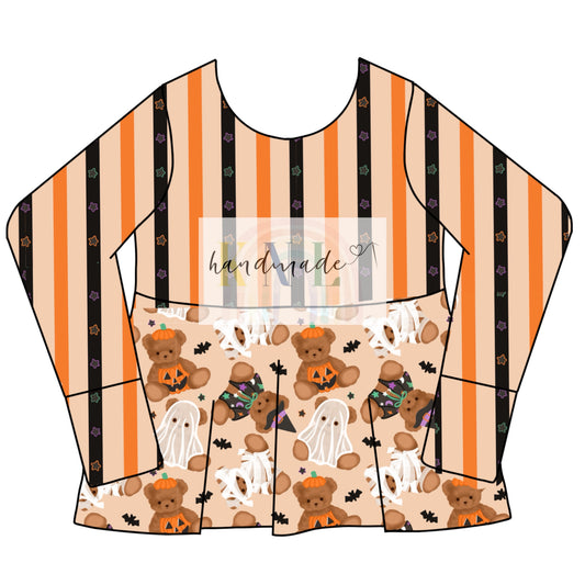 Bear Halloween Peplum