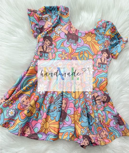 6-7y short sleeve peplum