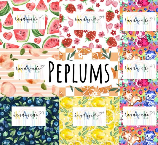 Fruits- Peplums