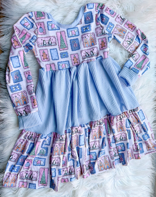 7y tiered dress RTS