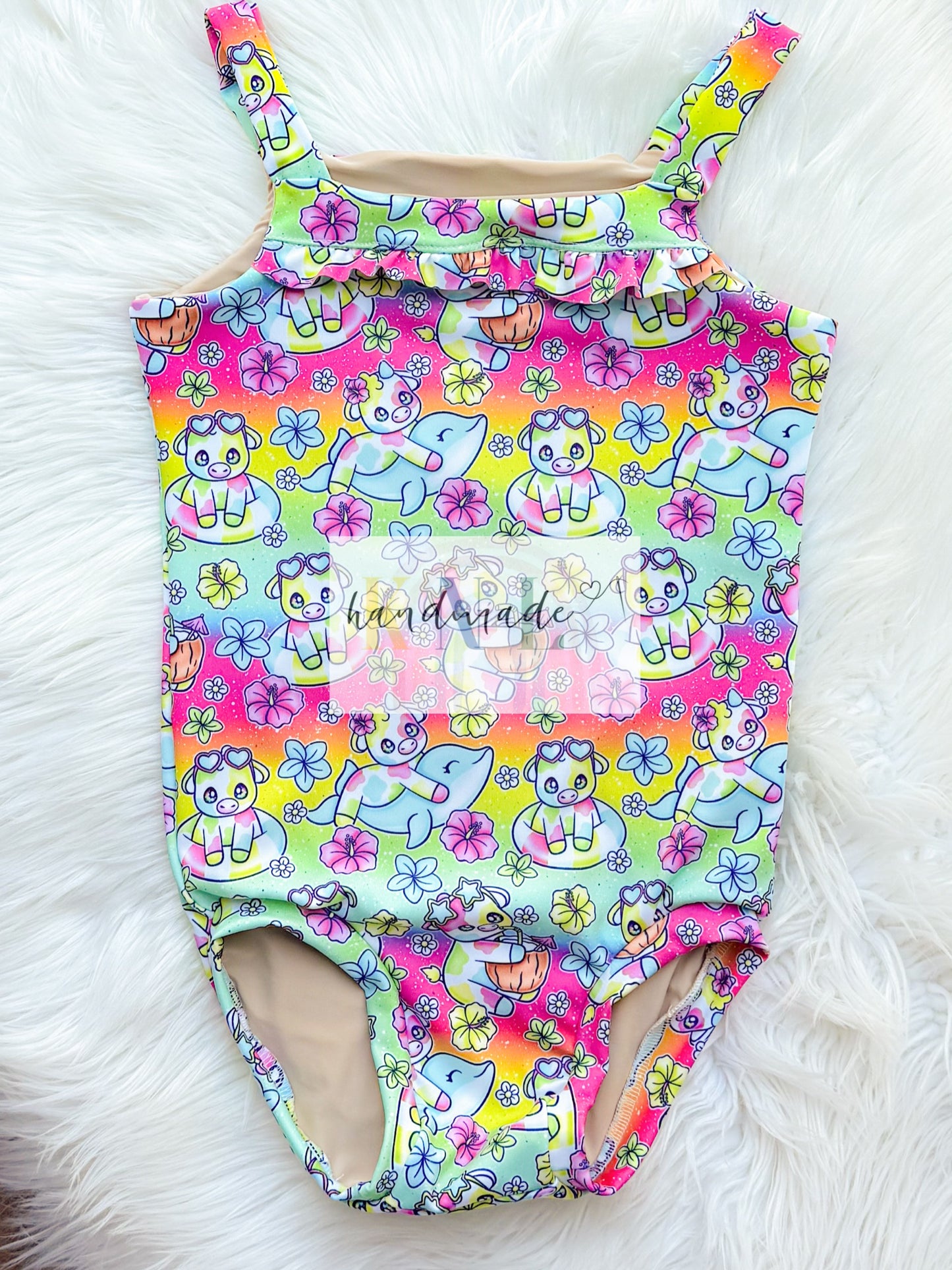 7y Wesly Swim with Ruffle RTS