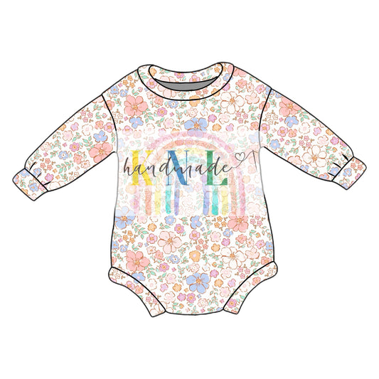 Floral Sweater Romper