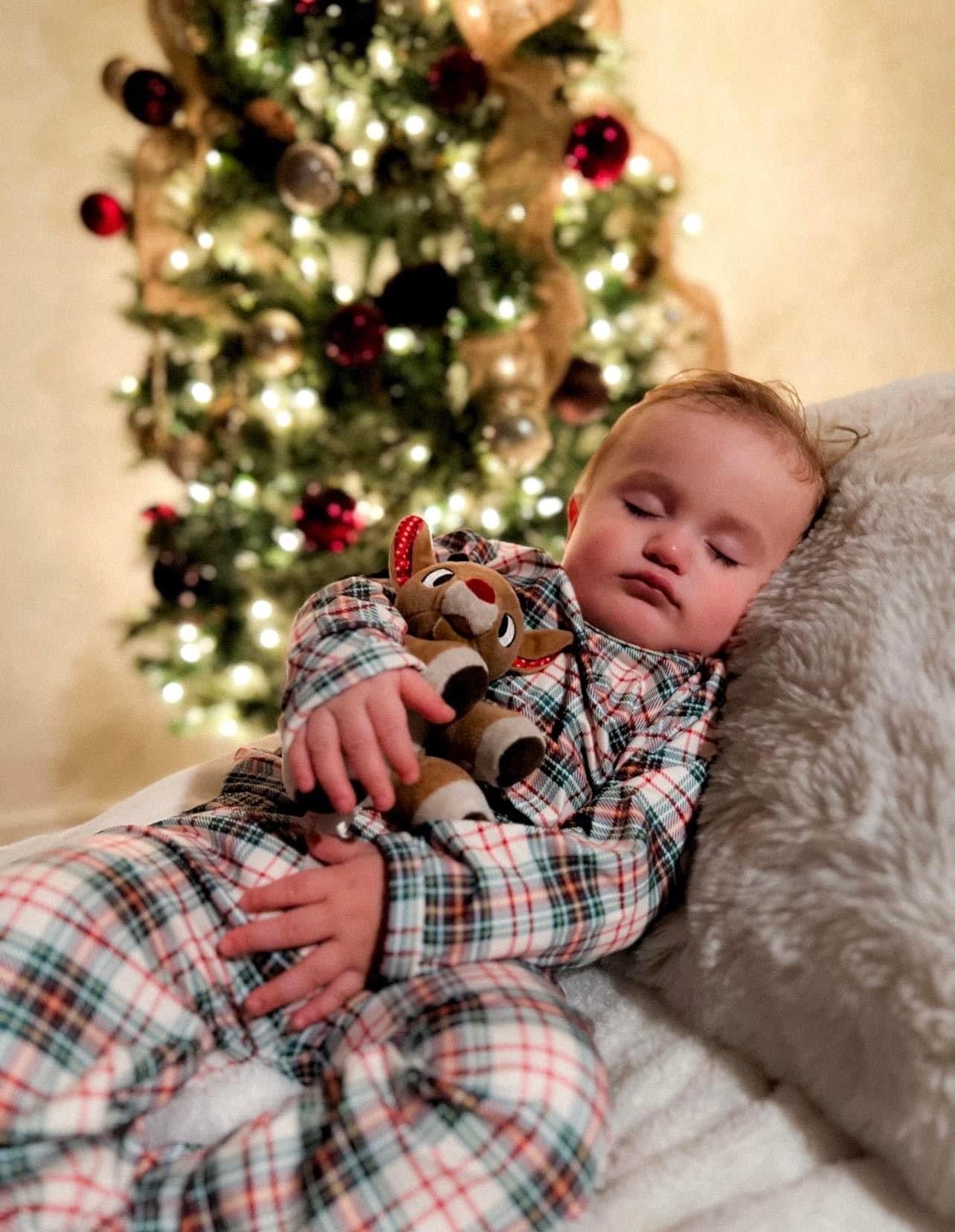 Christmas Plaid Lounge Set