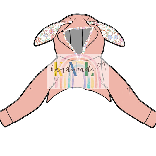 Honey Sweater with Hood + Bunny Ears