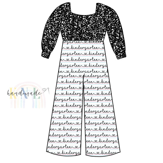 B2S Grade/Composition Split Petal Romper