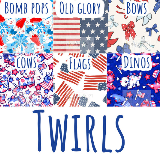 Patriotic- Twirls