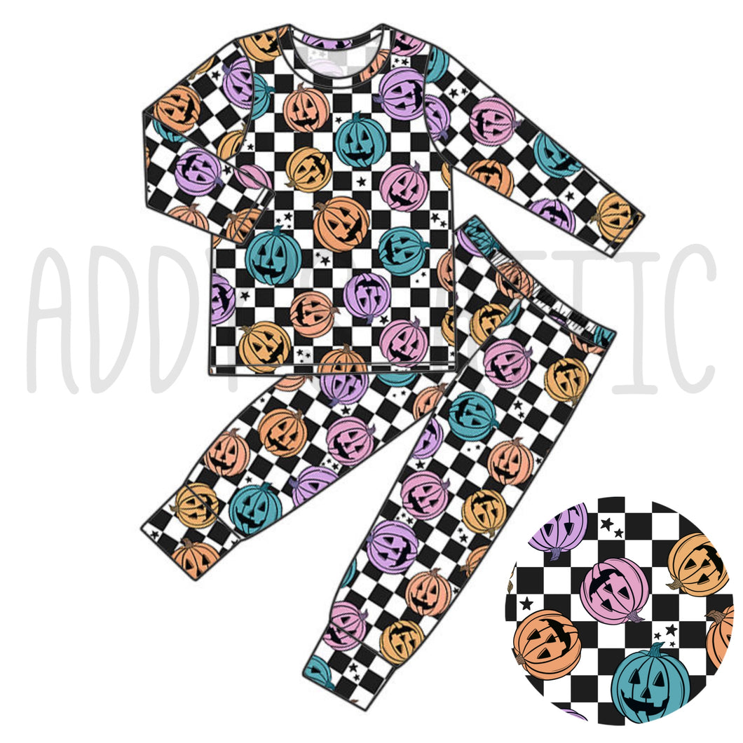 Checks & Jack-O-Lanterns Lounge Set m