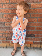 Load image into Gallery viewer, Party in the USA Reversible Overall Romper