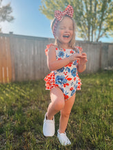 Load image into Gallery viewer, All American Girl Romper