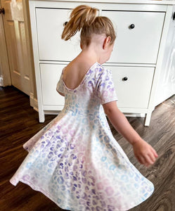 Pastel Leopard Princess Dress