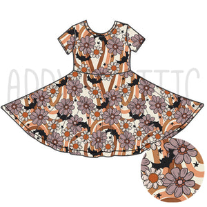 Batty Floral Princess Dress