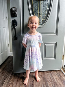 Pastel Leopard Princess Dress