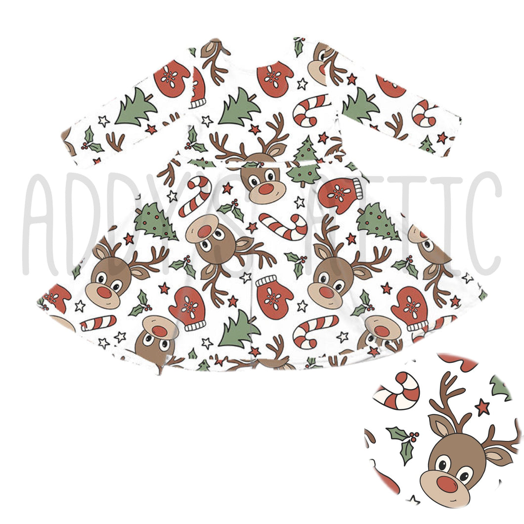 Reindeer Princess Dress