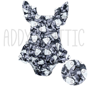 Ghost and Bats Romper
