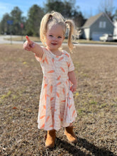 Load image into Gallery viewer, Gingham Carrot Princess Dress