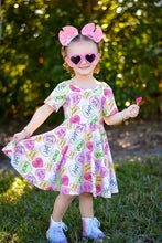 Load image into Gallery viewer, Conversation Hearts Princess Dress