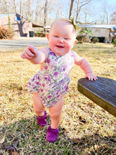 Load image into Gallery viewer, Olive Angelina Floral Romper