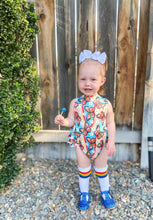 Load image into Gallery viewer, Rainbow Butterflies Romper