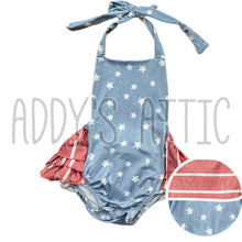 Load image into Gallery viewer, Old Glory Romper