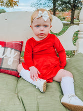 Load image into Gallery viewer, Santa Baby Velvet Princess Dress