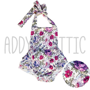 Layla Marie Floral Romper