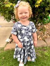 Load image into Gallery viewer, Ghost and Bats Princess Dress