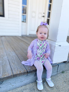 Olive Angelina Floral Romper