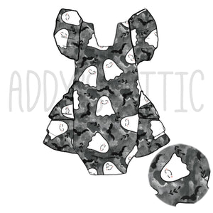 Ghost and Bats Romper