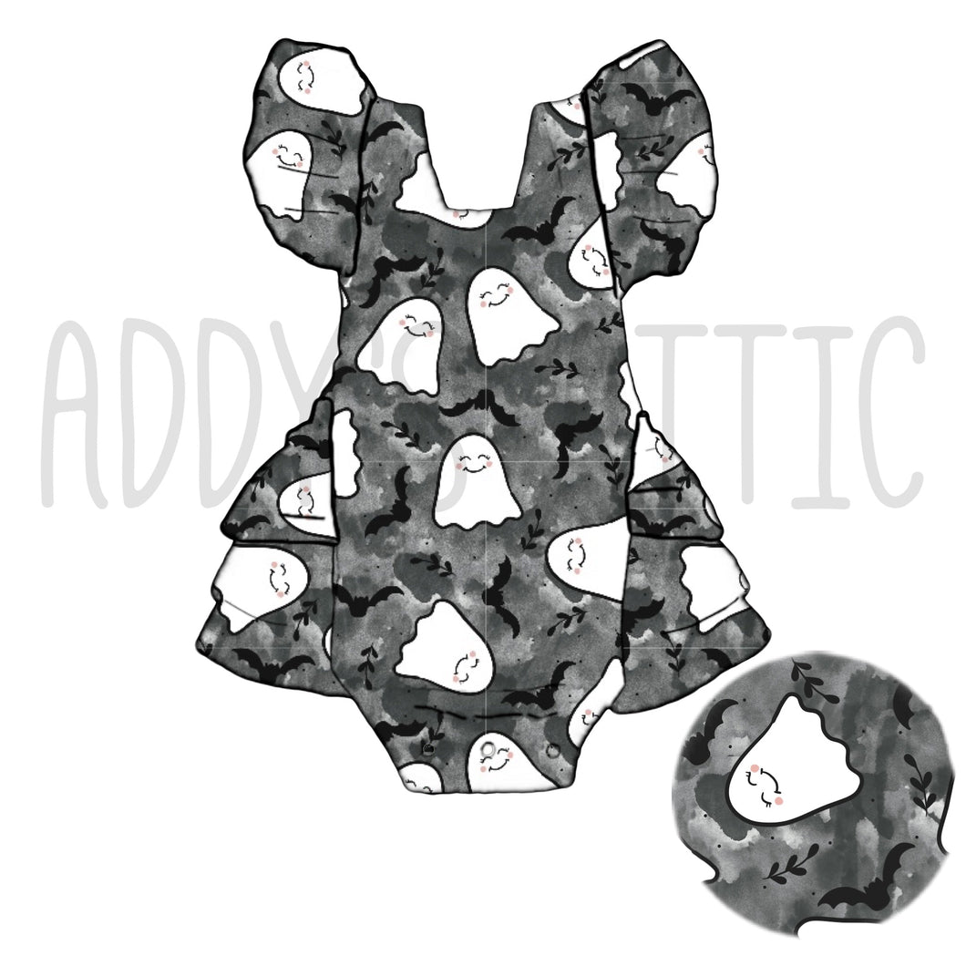 Ghost and Bats Romper