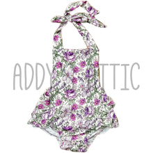Load image into Gallery viewer, Olive Angelina Floral Romper