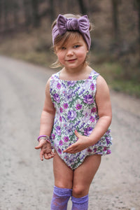 Olive Angelina Floral Romper
