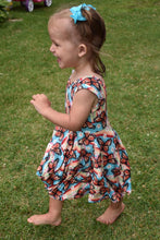 Load image into Gallery viewer, Rainbow Butterflies Princess Dress