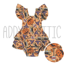 Load image into Gallery viewer, Halloweentown Romper