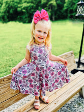 Load image into Gallery viewer, Ella Rose Floral Princess Dress